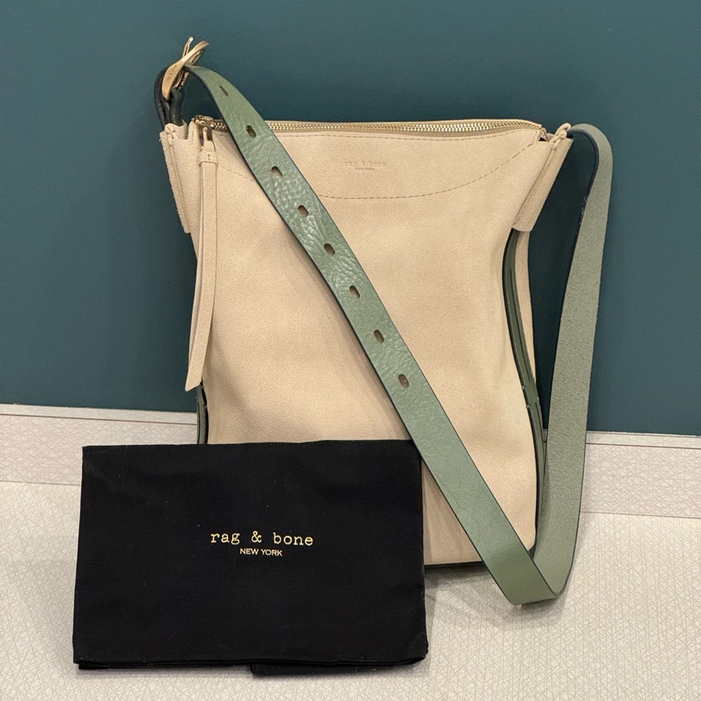 NEW Rag & Bone Suede Belize Bucket Crossbody Bag NWT
